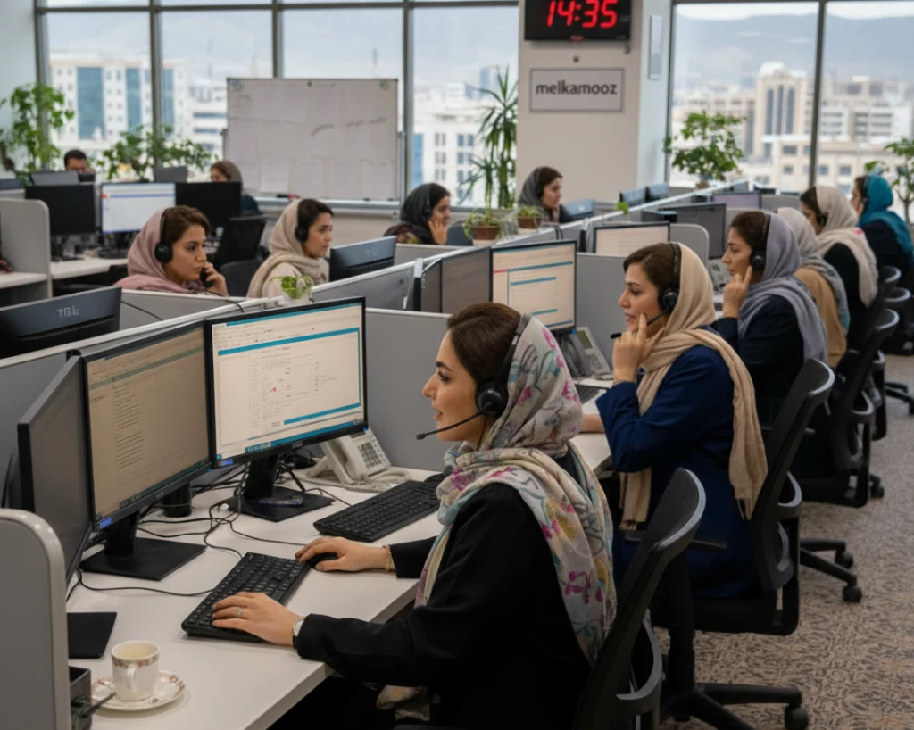 تیم پشتیبانی و ارتباط با مرکز تماس آموزشگاه املاک ملک آموز